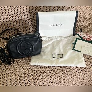 Gucci Black Soho Disco Bag. Gently worn. Looks new.